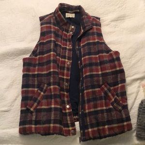 Flannel vest